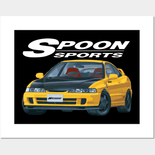 INTEGRA phoenix yellow type r DC2 Posters and Art